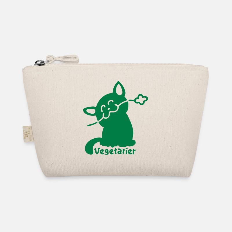 Vegetarier Katze Bio-Täschchen
