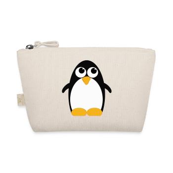 Pinguin (penguin) 01 - Bio-Täschchen - Natur - Vorne