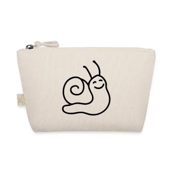 Happy Snail - Line - Organic Pouch - nature - Front
