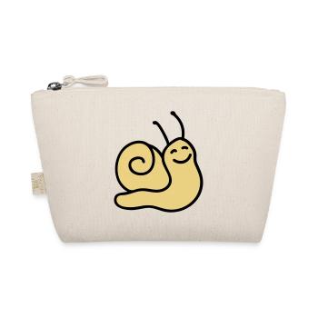 Cheerful Snail - Organic Pouch - nature - Front