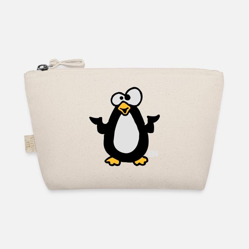 Cute Penguin Illustration for Apparel - Organic Pouch - nature
