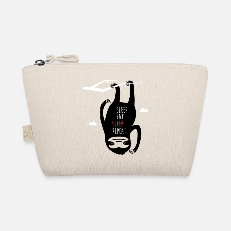 Sleep Eat Sleep Repeat Sloth Organic Pouch