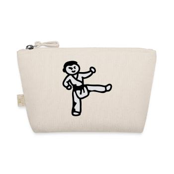 Karate boy - Organic Pouch - nature - Front