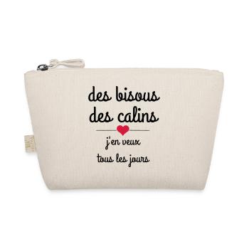 des bisous des calins - Trousse biologique - nature - Devant