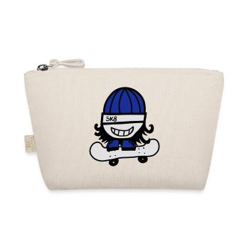 Skateboarder - Organic Pouch - nature - Front