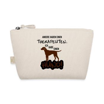 Therapie Hund - Bio-Täschchen - Natur - Vorne