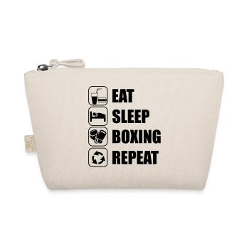 Eat Sleep Boxing Repeat - Trousse biologique - nature - Devant
