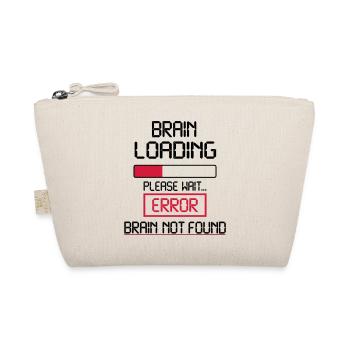 brain loading error - Bio-Täschchen - Natur - Vorne