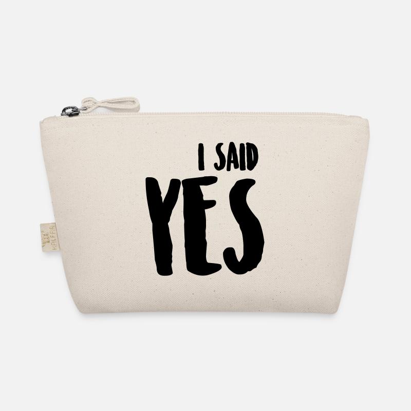 I SAID YES / ICH HABE JA GESAGT - Bio-Täschchen - Natur