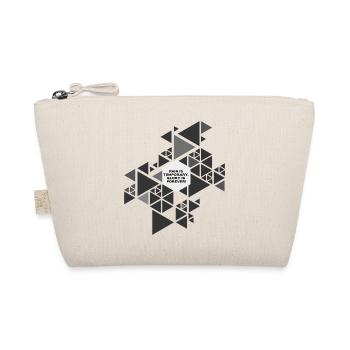 triangles - Organic Pouch - nature - Front