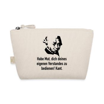 Kant: Habe Mut, dich deines eigenen Verstandes zu - Bio-Täschchen - Natur - Vorne