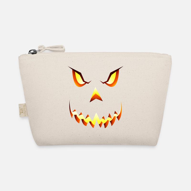 Halloween Pumpkin Wicked Face Dressing Pumpkin Organic Pouch