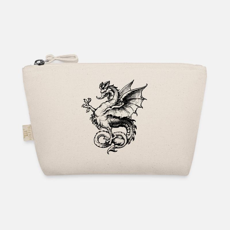 Drache - Bio-Täschchen - Natur