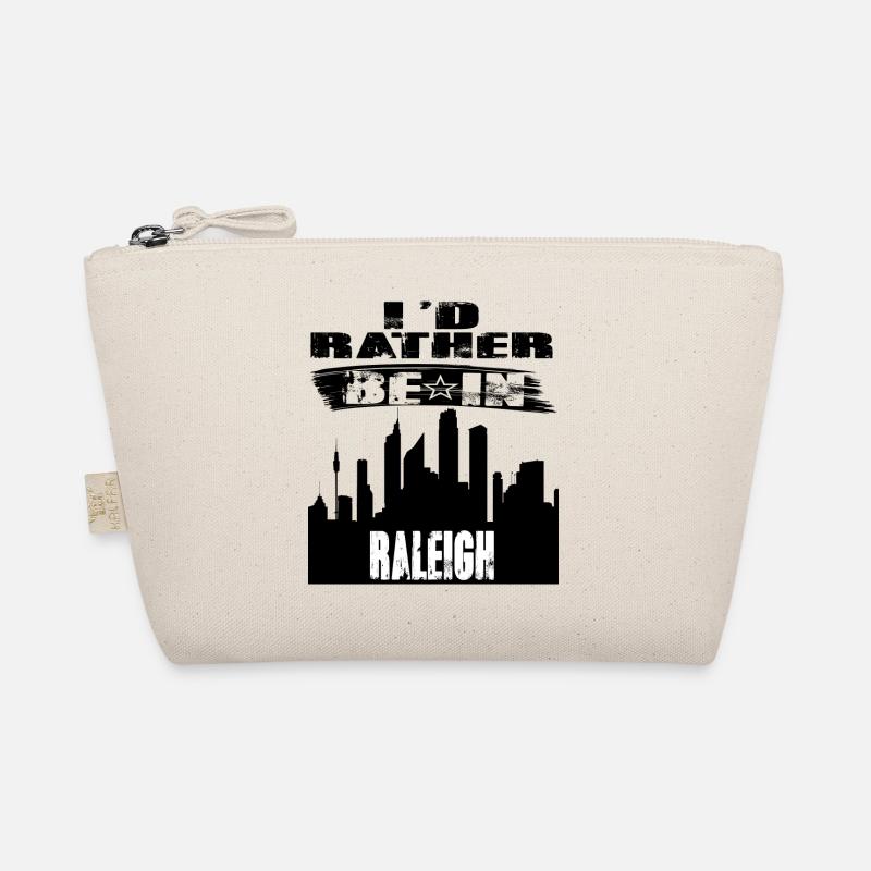 Geschenk Id rather be in Raleigh Bio-Täschchen