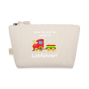 Lokführer Kinder - Bio-Täschchen - Natur - Vorne