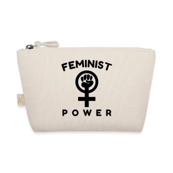 Feminism Feminist - Organic Pouch - nature - Front