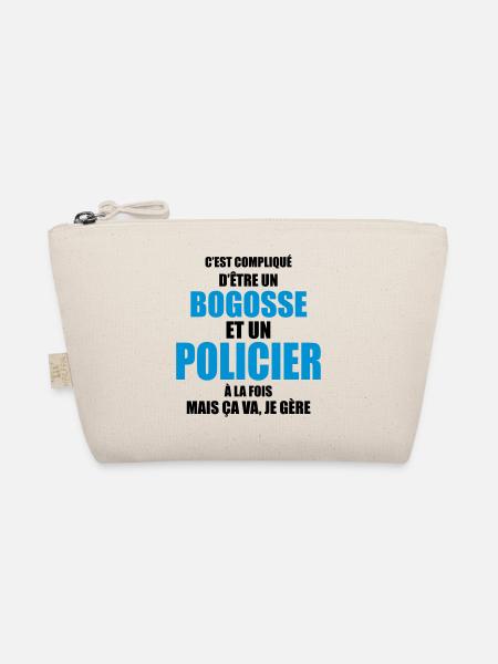 c'est compliqué d'être un bogosse et un policier - Trousse biologique - nature