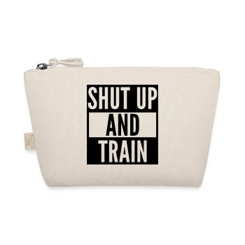 shut up and train - Organic Pouch - nature - Front