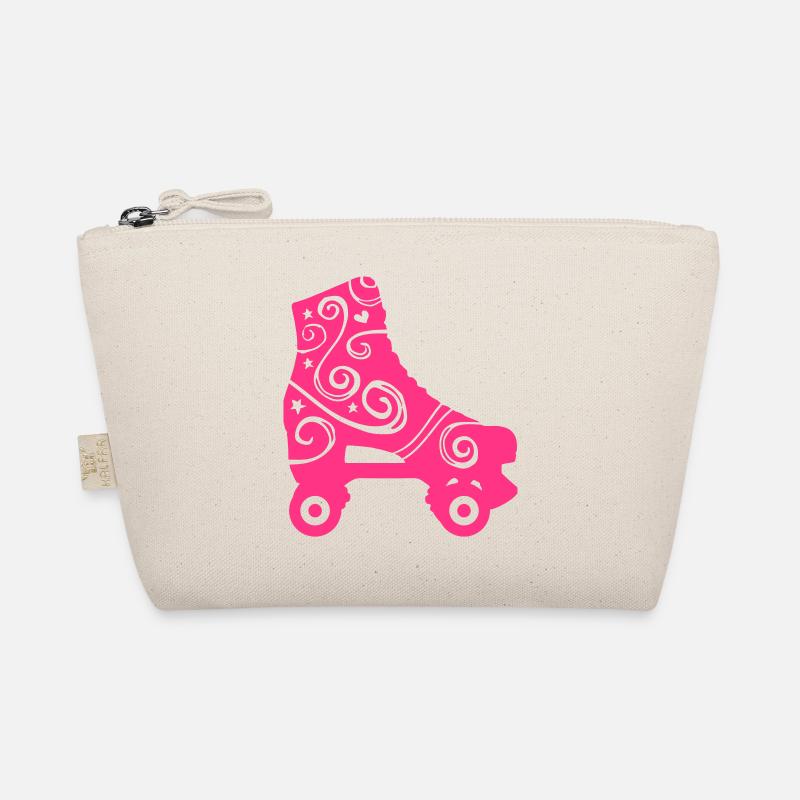 Decorated Roller Skate Organic Pouch