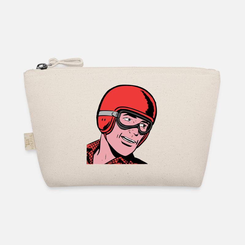 Vintage Driver Comic Organic Pouch