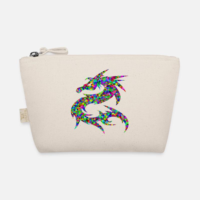 Drache Neon Geometrisch Geschenk Bio-Täschchen