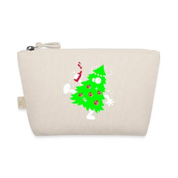 Beschwipste Weihnachten - Bio-Täschchen - Natur - Vorne