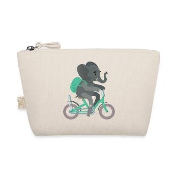 Backpack elephant bike training kita - Organic Pouch - nature - Front