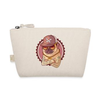 Gangstermops avec des tatouages, chapeau et chaîne en or. - Trousse biologique - nature - Devant