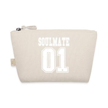 Soulmate Soulsister Soulbrother BFF Paar Freund - Bio-Täschchen - Natur - Vorne