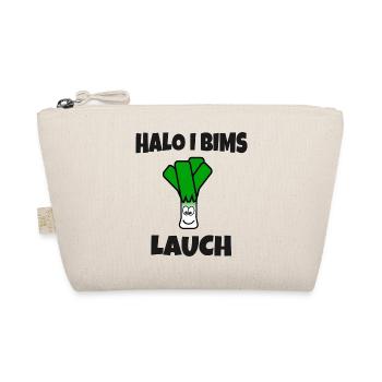 Halo I Bims Lauch | Lauch Motiv | I Bims - Bio-Täschchen - Natur - Vorne