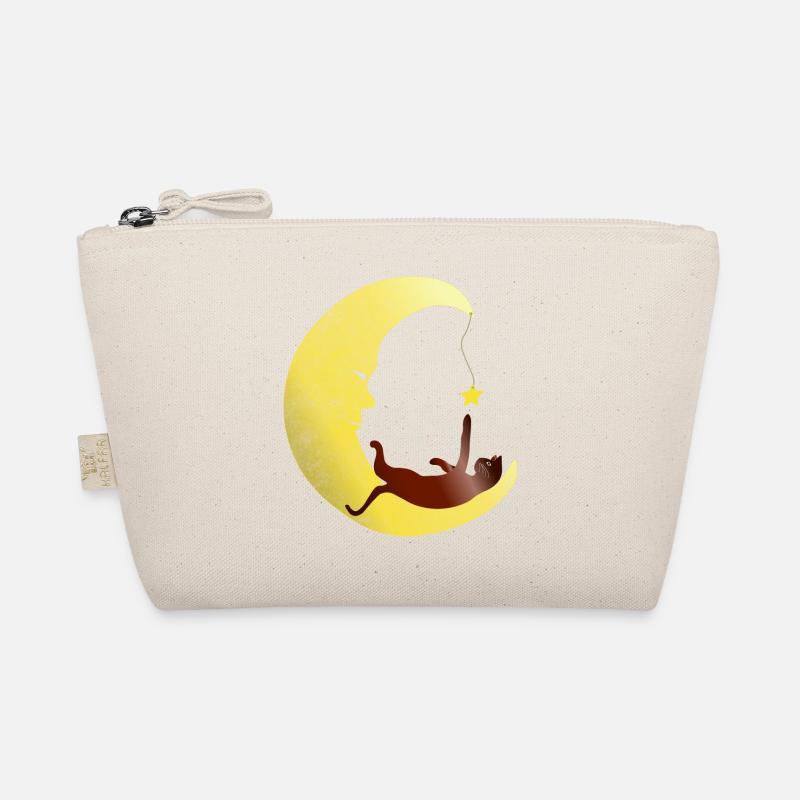 Chat joue dans la lune avec une étoile Trousse biologique