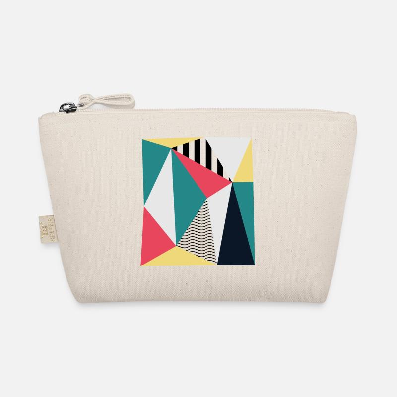 Triangles - Organic Pouch - nature