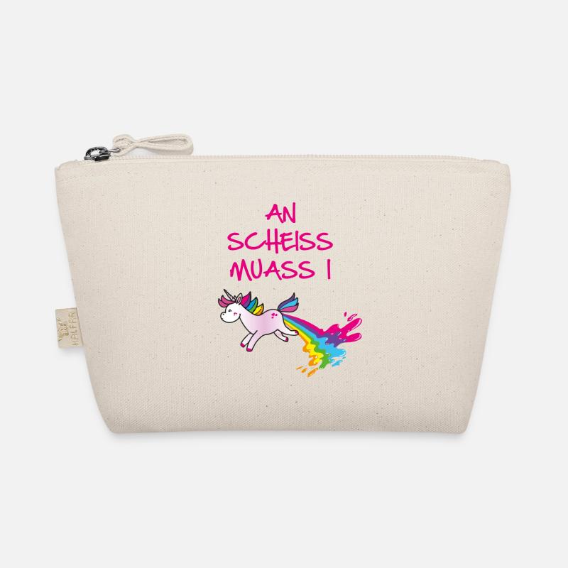Einhorn,kotzendes einhorn,scheiss, ,regenbogen Bio-Täschchen