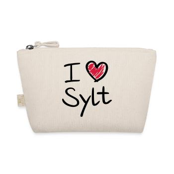 i_love_sylt__f2 - Bio-Täschchen - Natur - Vorne