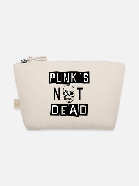 PUNK ist nicht tot - Bio-Täschchen - Natur - Vorne