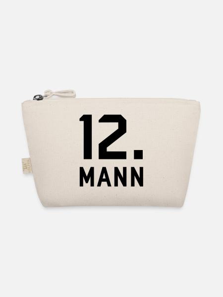 Zwölfter Mann - Bio-Täschchen - Natur