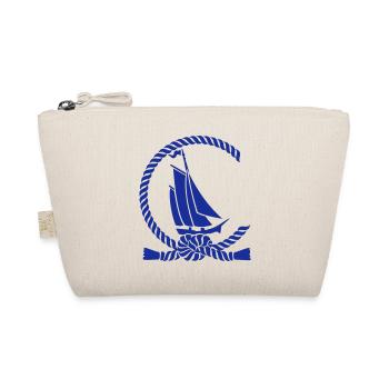 Segelboot / sailboat (b, 1c) - Organic Pouch - nature - Front