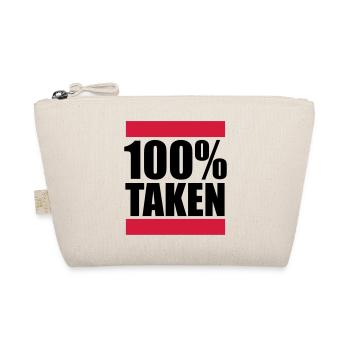 beam 100 percent taken forgive love in love p - Organic Pouch - nature - Front