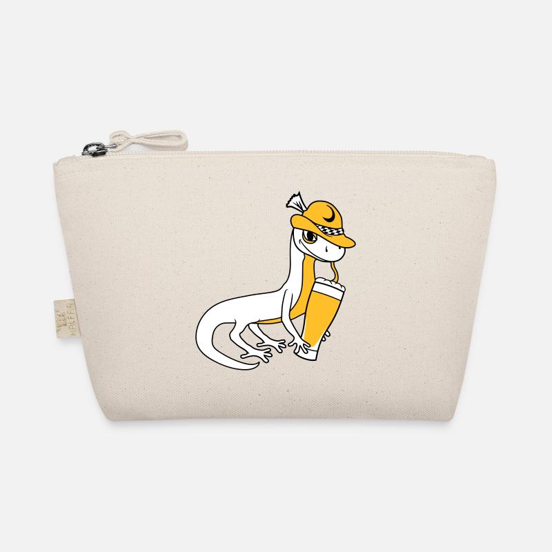 lizard beer bavaria alcohol drinking pa Organic Pouch