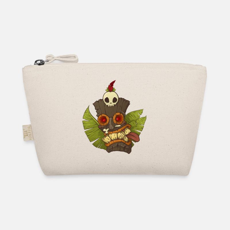 Tiki Mask - Bio-Täschchen - Natur