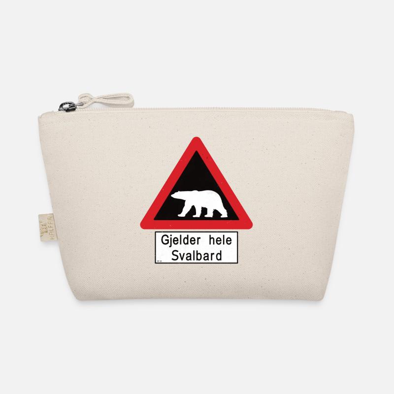 Svalbard Eisbär Zeichen - Gjelder Hele Svalbard - Bio-Täschchen - Natur