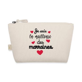 meilleure des marraines,cadeau marraine - Trousse biologique - nature - Devant