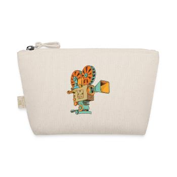 Filmemacher Fotografen Vintage Kamera Geschenk - Bio-Täschchen - Natur - Vorne