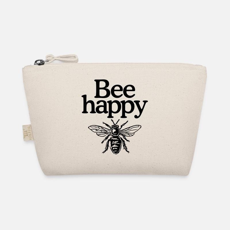 Bee happy - Organic Pouch - nature