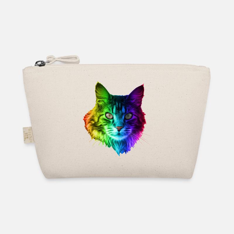 Regenbogenkatze Bio-Täschchen