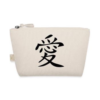 Signe chinois AMOUR - Trousse biologique - nature - Devant