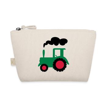 traktor trecker landwirtschaft - Bio-Täschchen - Natur - Vorne