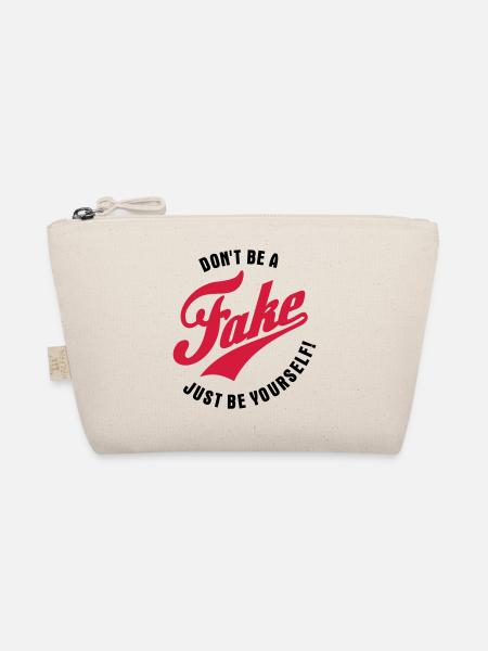 Don't be a fake 2c - Organic Pouch - nature - Front