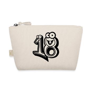 18-eighteen age comic cartoon - Organic Pouch - nature - Front