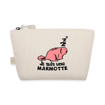je suis une marmotte animal expression - Trousse biologique - nature - Devant